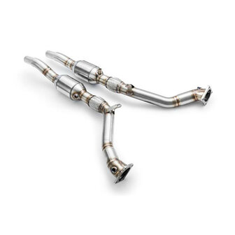 Downpipe AUDI S4, RS4 B5 2.7 T + CATALYST : Emission standard - Euro 3, Capacity - 100 cpsi