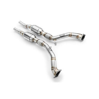 Downpipe AUDI S4, RS4 B5 2.7 T + CATALYST : Emission standard - Euro 4, Capacity - 100 cpsi