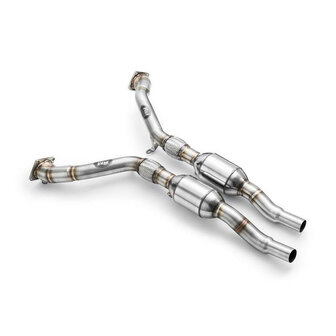 Downpipe AUDI S4, RS4 B5 2.7 T + CATALYST : Emission standard - Euro 4, Capacity - 200 cpsi