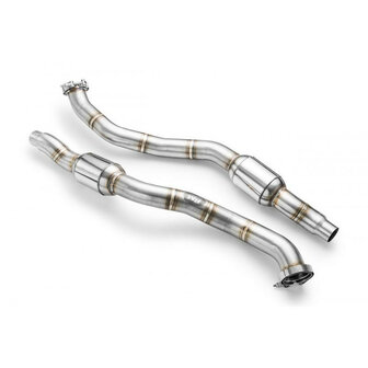 Downpipe AUDI S6-S7-RS6-RS7 4.0 TFSI + CATALYST : Emission standard - Euro 3, Capacity - 100 cpsi