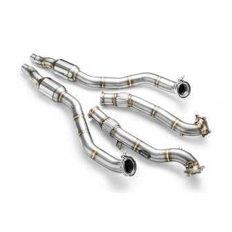 Downpipe AUDI S6-S7-RS6-RS7 4.0 TFSI + CATALYST : Emission standard - Euro 4, Capacity - 100 cpsi