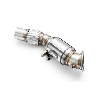 Downpipe BMW F20, F21 LCI 120i, 125i B48 + CATALYST : Emission standard - Euro 3, Capacity - 100 cpsi