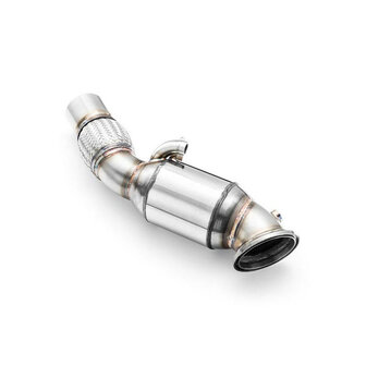 Downpipe BMW F20, F21 LCI 120i, 125i B48 + CATALYST : Emission standard - Euro 4, Capacity - 200 cpsi