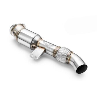 Downpipe BMW F20, F21 M140i, 140ix B58 + CATALYST : Emission standard - Euro 3, Capacity - 100 cpsi