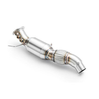 Downpipe BMW E90, E91, E92, E93 325d, 330d, 330xd M57N2 + CATALYST : Emission standard - Euro 3, Capacity - 100 cpsi