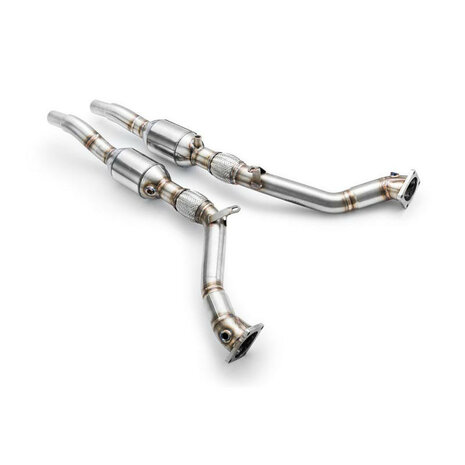 Downpipe AUDI S4, RS4 B5 2.7 T + CATALYST : Emission standard - Euro 4, Capacity - 100 cpsi